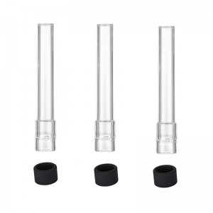 110mm Glass Aroma Tube Replacement Straight Tube Glass Stem