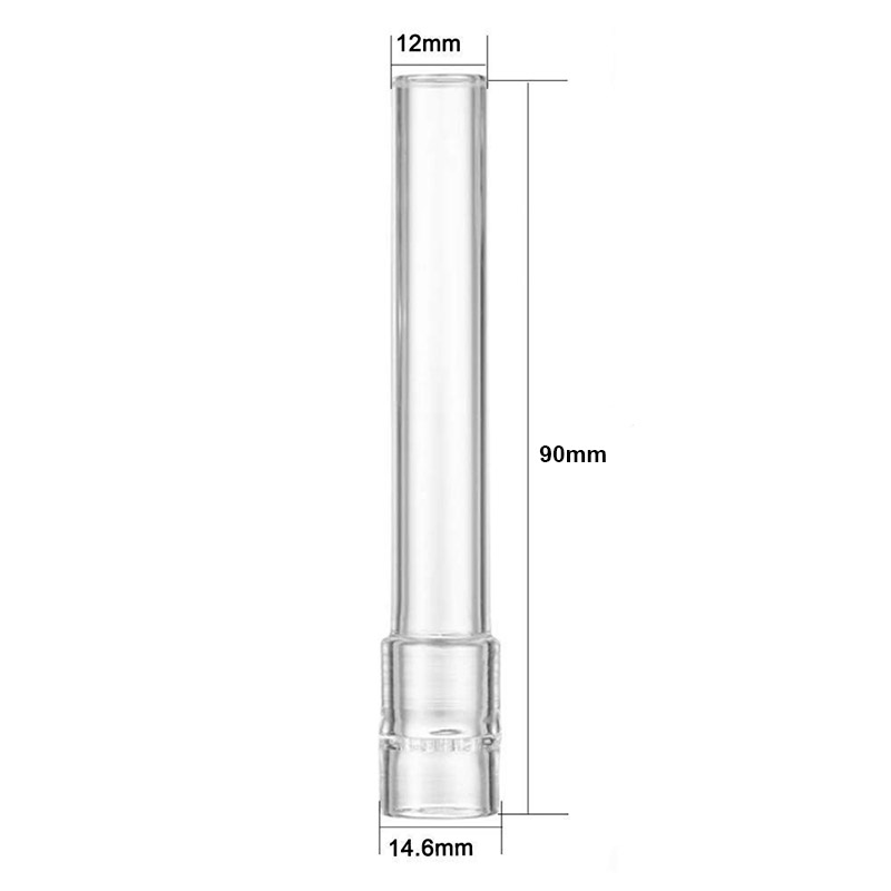 90mm Replacement Glass Aroma Tube Stem Straight